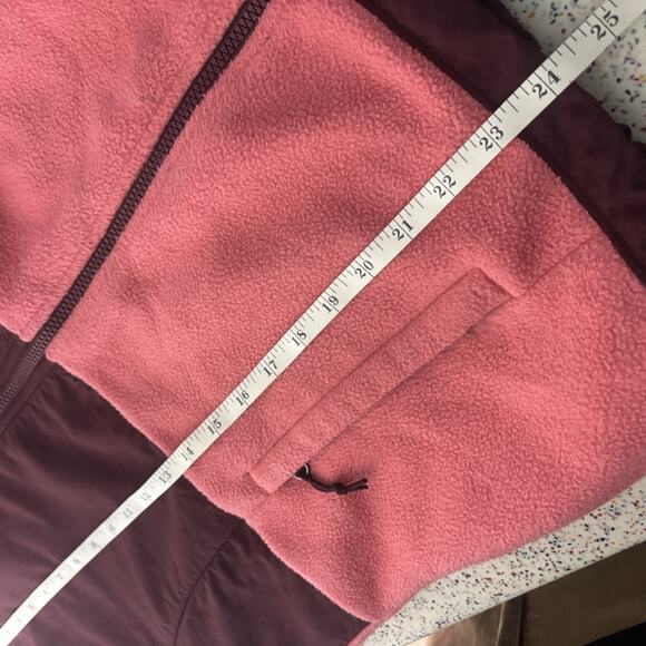 The North Face Womens Small Denali Hybrid Jacket Fleece Tech Small Y2K Pink Tone - Picture 4 of 5